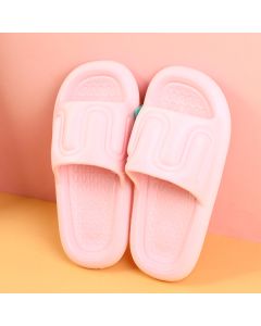 Creative Vertical Stripes Women's Household Slippers Size 40-41-Pink