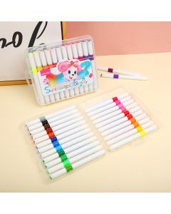 24 Colors Soft Tip Water-Based Watercolor Pencils