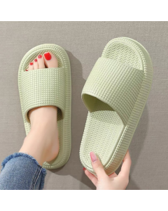 Checkered Couple Women's Household Slippers Size 40-41 (Misty Green)