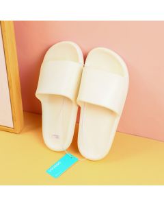 Japanese Style Mocha Women's Household Slippers Size 39-40 (Cream White)