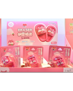 Strawberry Shiba Inu Single Slipper Eraser