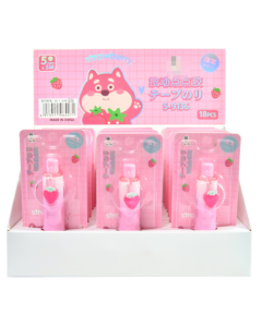 Strawberry Shiba Inu Retractable Solid Glue