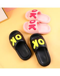 Fashion Cool Ok Men's Slippers Size 42-43 (Black)