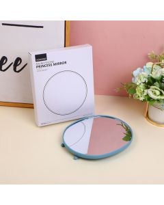 Round Folding Princess Mirror With Bracket