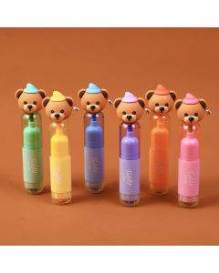 Teddy Island Series Highlighter With Stamp