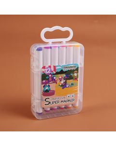 12 Colors Tomarmon Series 218 Triangular Rod, Double-Ended Markers