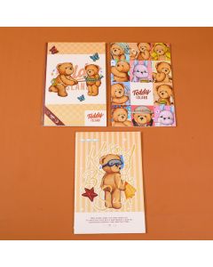 Teddy Island Series Suture Notebook A5