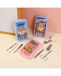 Teddy Island Series Manicure Seven-Piece Set-2