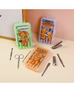 Teddy Island Series Manicure Seven-Piece Set-3