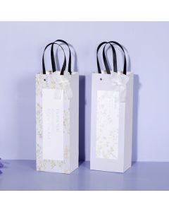 Purple Series Flower Gift Bag Wine Bag