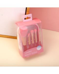 Honey Peach Makeup Brush Set-5pcs