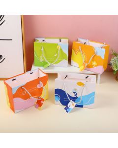 Bright Color Simple Horizontal Gift Bag-Large