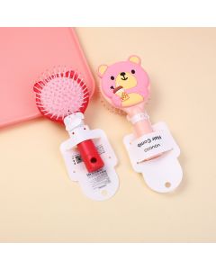 Milk Tea Bear Patch Air Cushion Comb