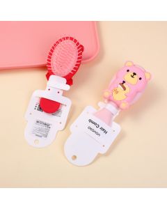 Milk Tea Bear Mini Air Cushion Comb