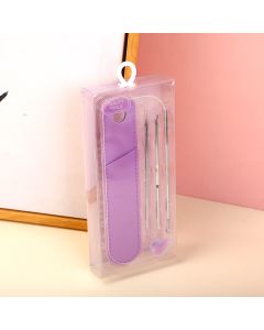 Crystal Purple Acne Needle 3pcs (Including Storage Bag)