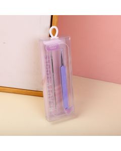 Crystal Purple Series Acne Needle Beauty Tools-2pcs