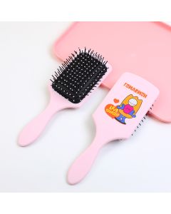 Tomarmon Series Square Massage Comb-Pink