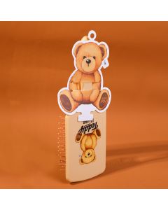 Teddy Island Series Square Massage Comb-Light Brown