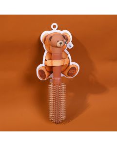 Teddy Island Series Curly Hair Comb-Dark Brown