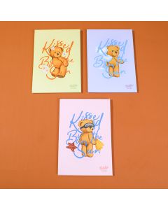 Teddy Island Series Leisure Bear Foldable Paper Mirror