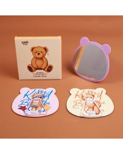 Teddy Island Series Leisure Bear Head Relief Table Mirror