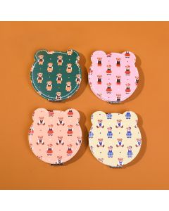 Teddy Island Series Round Creative Fashion Mirror