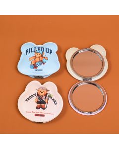 Teddy Island Series Stress Relief Fashion Mirror-Sports Bear