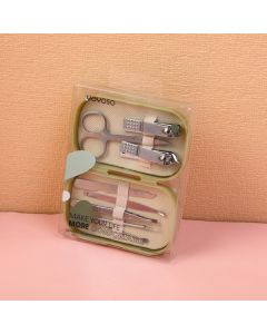 Boxed Nail Clippers 8-Piece Set-Green