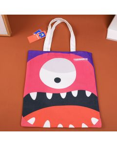 Tomarmon Series Big Eye Shopping Bag-Rose Red