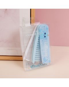 Multi-Functional Foldable Comb-Blue