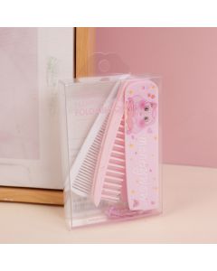 Multi-Functional Foldable Comb-Pink