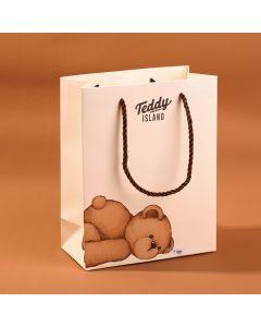 Teddy Island Series Lying Bear Gift Bag-L
