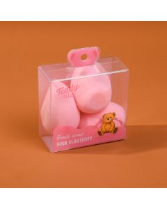 Teddy Island Series Makeup Sponge 3pcs-Pink