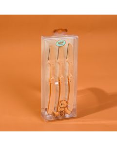 Teddy Island Series Large Foldable Eyebrow Trimmer-3pcs