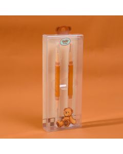 Teddy Island Series Double-End Eyebrow Trimmer-2pcs