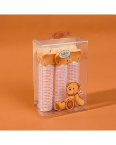 Teddy Island Series Hair Curler-3pcs
