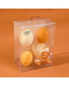 Teddy Island Series Beauty Makeup Sponge 3pcs Set