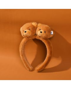 Teddy Island Series Double Head Stereoscopic Hair Band