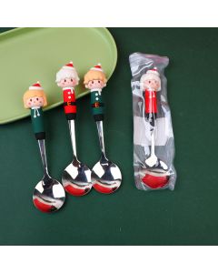 Christmas Spoon With Doll
