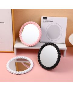 Ins Style Convenient Cute Round Cream Mirror