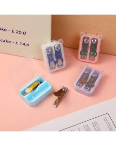 Simple Fashion Series Expoxy Nail Clippers Set