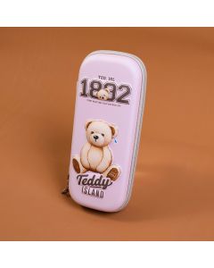 Teddy Island Series Classic Sitting Pencil Case