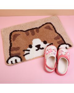 Well-Behaved Cat Floor Mat