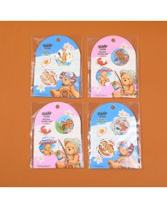 Teddy Island Series Happy Diary Stickers