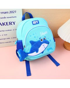 Shark Children's Backpack-Blue