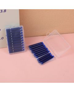 Fountain Pen Refill Cartridge 10pcs-Dark Blue
