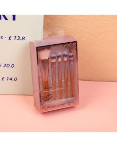 Pink And Gold Series Makeup Brush 5pcs Set