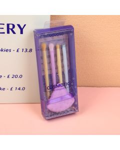 Neon Colors Makeup Brush 5pcs Set