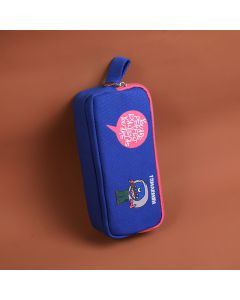 Tomarmon Series Pencil Case With Double Zipper-Blue