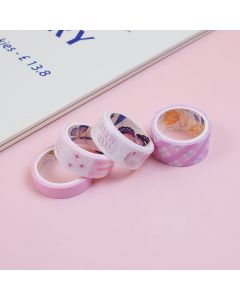 Sweet Heart Plaid Tape 4pcs